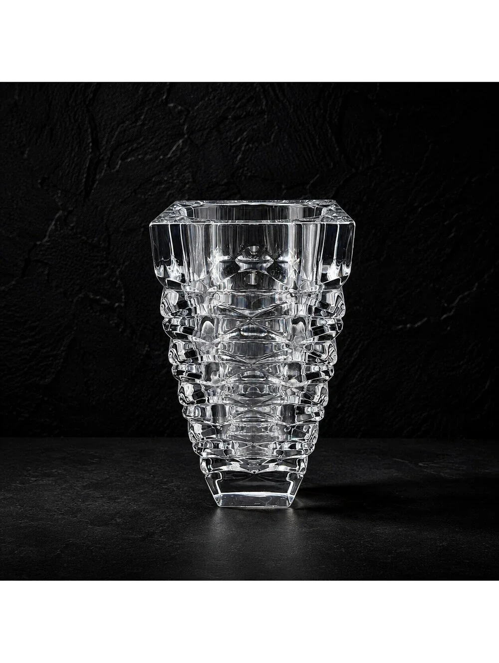 Vintage Mikasa Arctic Ice Crystal Vase 10